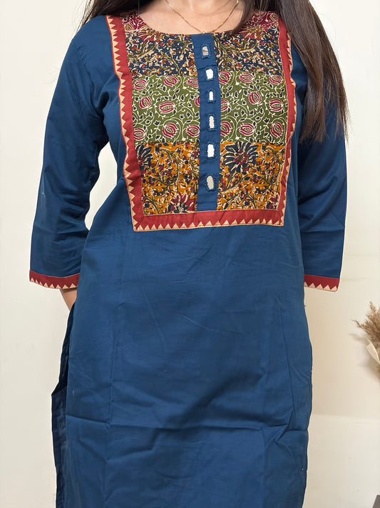 Urban Essential Two-Piece Set | Breathable Cotton Co-ord | Blue